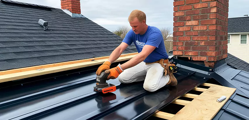Metal Roof Leak Repair in Maywood
