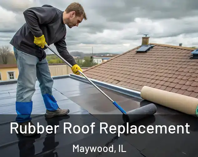  Rubber Roof Replacement Maywood, IL